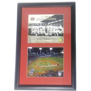 Boston Red Sox World Series Champions 1918 & 2004 Team Photos Framed & Matted